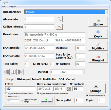 [Logistic - interfaccia principale]